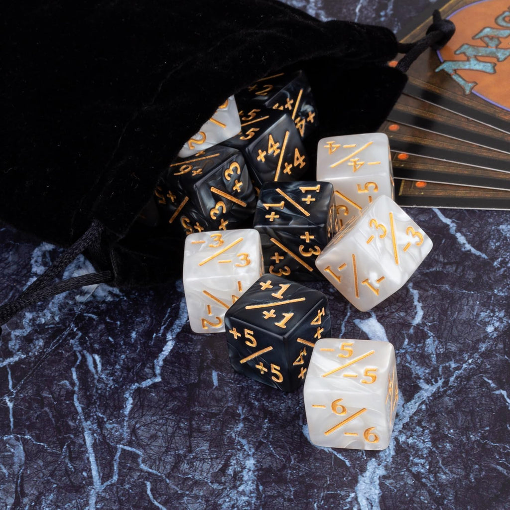 48-Piece MTG Ability Counter Dice Set Buff Tokens for Magic the Gathering Card G