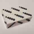 Positive +1000 to +6000 Counter Dice Compatible with One Piece TCG