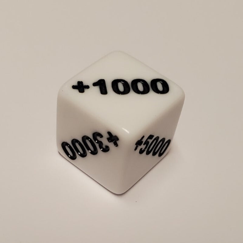 Positive 1000 and Negative 1000 Counter Dice Compatible with One Piece TCG